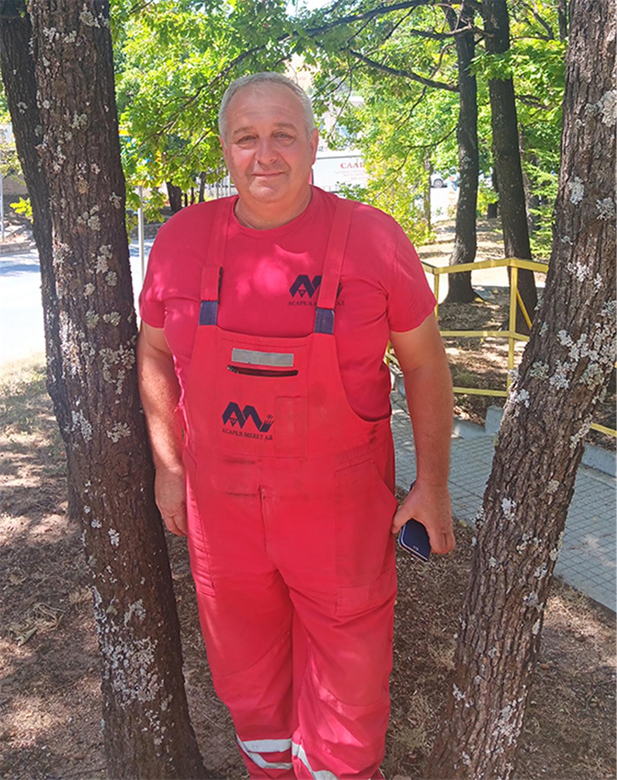 Иван Желев, електромеханошлосер в „Ремонт ОФ, ВОС, ПС и SX-EW“ 35 години в отбора на „Асарел-Медет“